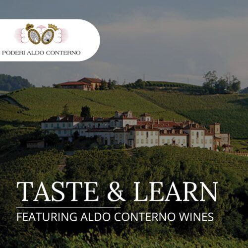 Wine Tasting featuring Aldo Conterno Wines